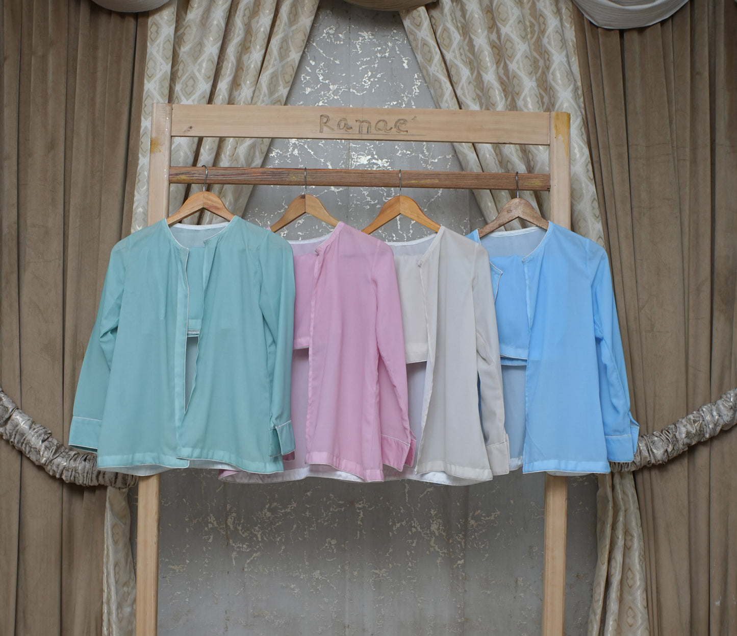 🌙 Pantone Comfy Wear Set | 4 Colors | Georgette with Camisole & Nicker | Luxury Loungewear
