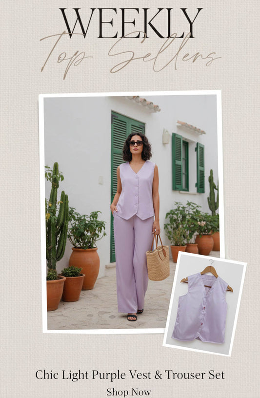 ✨ Sleeveless Silk Co-Ord Set | Waist-Length Top & Pants | Chic Designer Stitching