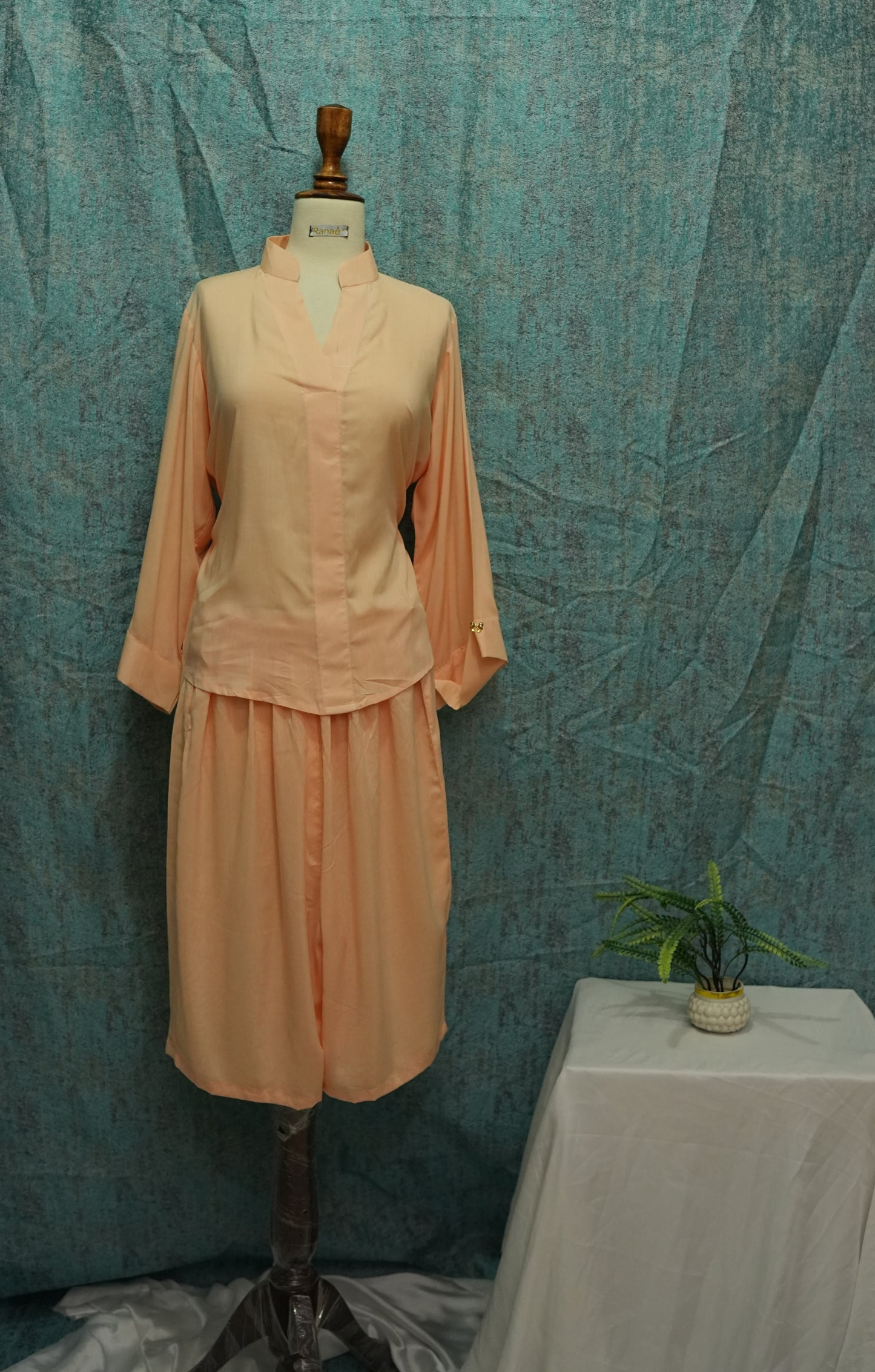 🍑 Peach Comfy Wear Set | Fine Stitching & Nicker Style | Casual & Lounge Wear