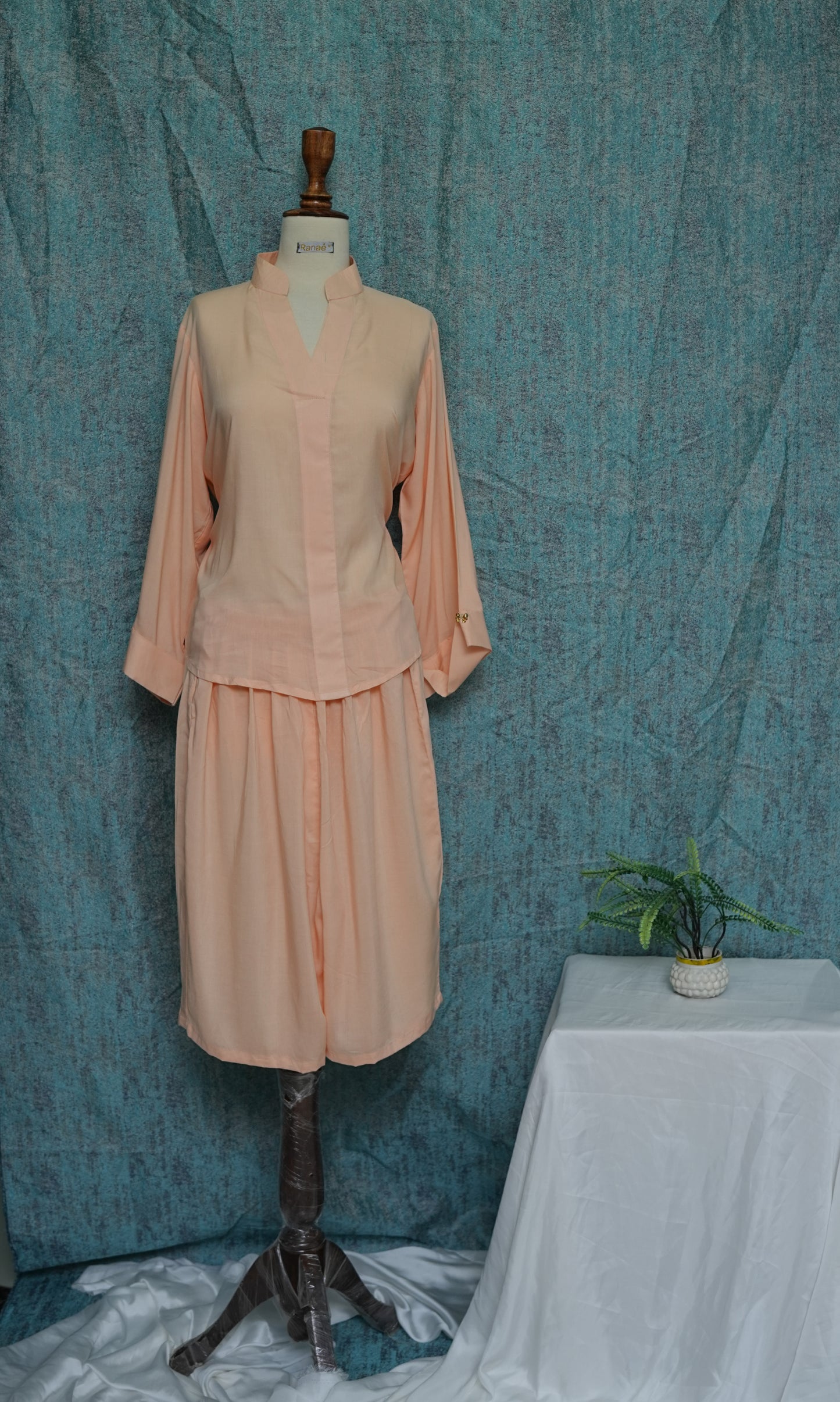 🍑 Peach Comfy Wear Set | Fine Stitching & Nicker Style | Casual & Lounge Wear