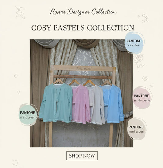 🌙 Pantone Comfy Wear Set | 4 Colors | Georgette with Camisole & Nicker | Luxury Loungewear